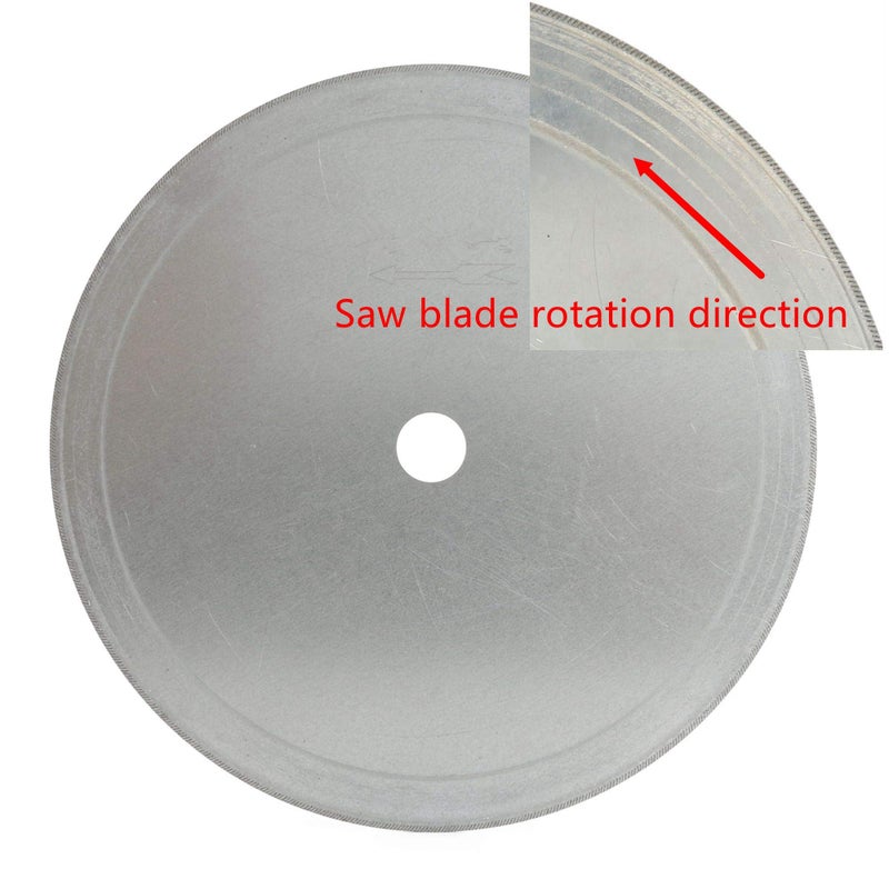 JINGLING 4.5" inch 110mm Diamond Lapidary Saw Blade Thin Rim 0.4 Arbor 5/8" Jewelry Tools for Stone Pack of 10Pcs - Image 5